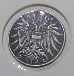 1917 AVUSTURYA 2 HELLER ORİJİNAL MADENİ PARASI VV3XX1 ÇOK NADİRDİR