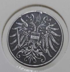 1917 AVUSTURYA 2 HELLER ORİJİNAL MADENİ PARASI VV3XX1 ÇOK NADİRDİR