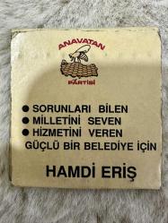 Anavatan Partisi Yenimah.Bld.bşk.Adayı hamdi eriş eski kibrit Nadir