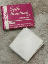 1960 Dönemi Almanya malı Sabunlu Seyahat kağıt havlu kolleksiyonluk
