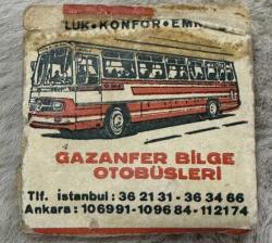Gazanfer Bilge Otobüsleri eski kibrit