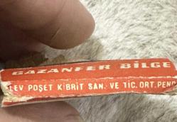 Gazanfer Bilge Otobüsleri eski kibrit