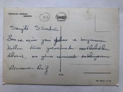 ANKARA KARTPOSTAL - 1960LAR KULLANILMIŞ KT60