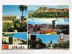 ANKARA KARTPOSTAL - ANITKABİR - KALE - KIZILAY - BARAJ - ATATÜRK ANITI  1960LAR KULLANILMIŞ KT54