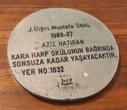 Kara Harp Okulu Şehitler Anıtı Hatıra Madalyon 1997