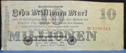 1923 Almanya 10 Milyon Mark