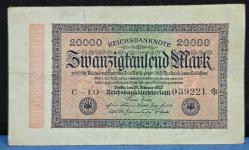 1923 Almanya 20000 Mark