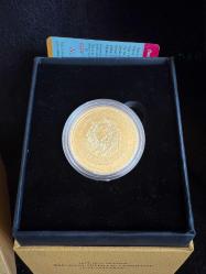 GALATASARAY 2023-2024 24. Şampiyonluk Hatıra Parası Darphane Sertifikalı Gümüş Üzeri Altın Kaplama (Özel Kutusunda)