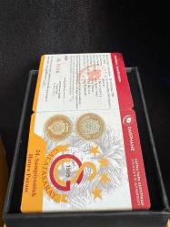 GALATASARAY 2023-2024 24. Şampiyonluk Hatıra Parası Darphane Sertifikalı Gümüş Üzeri Altın Kaplama (Özel Kutusunda)