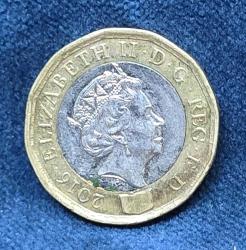 2016 İngiltere 1 Pound