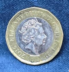 2016 İngiltere 1 Pound