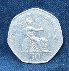 2005 İngiltere 50 Pence
