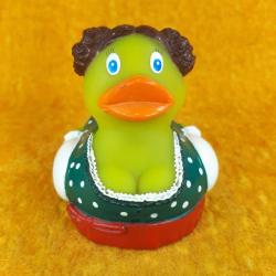 VINTAGE SİLİKON AFRİKALI KADIN ÖRDEK FİGÜR OYUNCAK