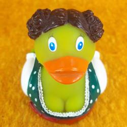 VINTAGE SİLİKON AFRİKALI KADIN ÖRDEK FİGÜR OYUNCAK