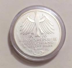 Almanya Hatıra 5 Mark 1979 J Gümüş..((Alman Arkeoloji Enstitüsü))