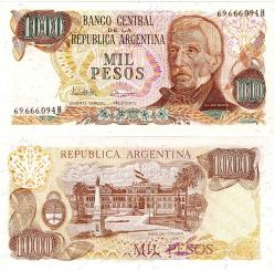 P#304d.1 Arjantin 1000 Peso 1982 (69...094H) ÇİL