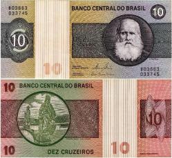 P#193e Brezilya 10 Cruzeiro 1980 ÇİL (B03...033745)