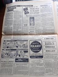 Cumhuriyet Gazetesi - Turkish Newspaper - 2 Aralık 1967 - Kıbrıs semalarında 2 jetimize İngilizler müdahale etti - liberasyon listelerinden ancak zaruri maddeler ithal edilebilecek - ordu mensupları kıta tazminatlarını dün alamadılar - 140 kıpti Ramazan'da davul çalmak için izin istediler - Grivas Kıbrıs'a yakında döneceğim - İsmet İnönü yabancı gazeteciler ve işçilerle görüştü bundan sonraki hadiseleri bekleyeceğiz dedi - Kıbrıs'ta Barış rüzgarları fotoğraf - Alparslan Türkeş'in Süleyman Demirel için gensoru önergesi okunurken Adalet Partisi tepki gösterdi - aylak Musa karikatür - haydi canım sen de yazan İlhan Selçuk - ağaç bayramında 15.000 çam fidanı dikilecek - dansözler kraliçesi Gülruh'u öldüren Muzaffer Hanta 20 yıla mahkum oldu- Yarın Dolmabahçe stadında Fenerbahçe ile Göztepe liderlik maçı yapacak - basketbol liginde 3. Hafta Galatasaray Beşiktaş karşılaşıyor - bugün Hacettepe ile karşılaşacak olan Beşiktaş maça neşe içinde kampta hazırlanmıştır fotoğraf - voleybol