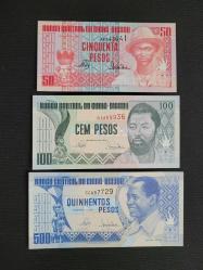Gine Bissau 50,100,500 Pesos 1990 Çil