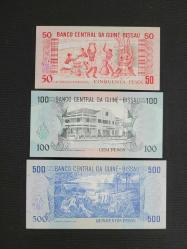 Gine Bissau 50,100,500 Pesos 1990 Çil