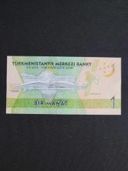 Türkmenistan, 1 Manat, Çil