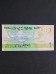Türkmenistan, 1 Manat, Çil