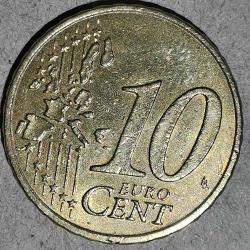 ALMANYA     2002 D    10 EURO CENT