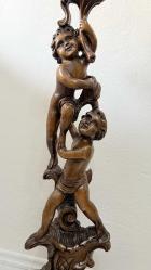 19 YY YEKPARE MASİF AĞAÇ VAZO STANTI