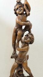 19 YY YEKPARE MASİF AĞAÇ VAZO STANTI