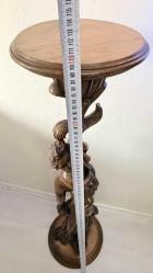 19 YY YEKPARE MASİF AĞAÇ VAZO STANTI