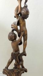 19 YY YEKPARE MASİF AĞAÇ VAZO STANTI