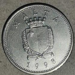 MALTA  1998   10  CENT