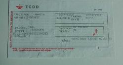 19533-TCDD KARŞIYAKA-MANİSA  MARMARA EKSPRESİ **13,03,2003 TARİHLİ **1500000 TL BİLET