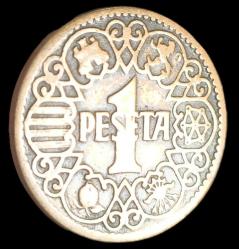 İspanya 1944 1 Peseta