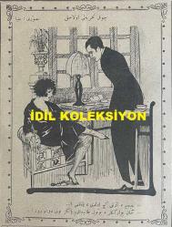 Osmanlıca Akbaba Mizah Dergisi-Gazetesi, Orijinal Dönem Basım, (Ottoman Magazine-Newspaper) - 29 Ocak 1923 - Sayı: 16 - Rumi: 29 Kanun-i Sani 1339 - Hicri: 11 Cemaziyelahir 1341 - Karikatürist Ramiz Gökçe'nin Çalışması: Cemiyet-i Akvam'ın İç Yüzü 