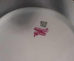 ANTİKA H.DECUGIS CONSTANTINOPLE YAZILI LİMOGES PORSELEN TABAK HALİYLE