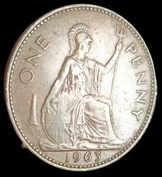 İngiltere 1963 1 Penny