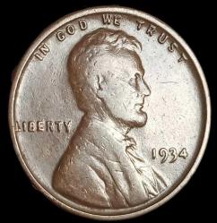 Amerika 1934 Lincoln Cent