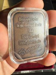 Bin Yılın Türkleri Hatıra Para Seti (1) Altın Atatürk Versiyonu Darphane(Özel Kutusunda)