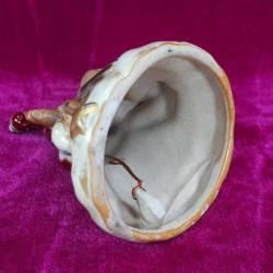 VINTAGE EL BOYAMA YILBAŞI SÜSÜ KÜÇÜK PORSELEN ÇAN