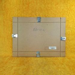 VINTAGE ORJİNAL ÇERÇEVESİNDE NORVEÇ ŞEHİR MANZARASI EVLER TEMALI 18 x 24 cm RENKLİ HATIRA FOTOĞRAF