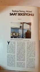 SANAT DÜNYAMIZ, YAPI VE KREDİ BANKASININ BİR KÜLTÜR HİZMETİ DERGİSİ - OCAK 1978 SAYI: 12 - TOPKAPI SARAYI MÜZESİ SAAT SEKSİYONU - TOPKAPI SARAYI MÜZESİNDEKİ ÇİNİ KANDİLLERİ - BİR BULUŞUN ÖYKÜSÜ - LÜTFÜ ABDULLAH VE SİYER-İ NEBİ - İSTANBUL ARKEOLOJİ MÜZESİNDE SEKİZ İLGİNÇ MERMER PORTRE - SİYAH KALEM - ÇAĞDAŞ SANATIMIZIN TEMSİLCİLERİ - ERCÜMENT KALMIK  SUUT KEMAL YETKİN - MAZHAR İBŞİROĞLU - KEMAL ÇIĞ - HÜLYA TUNCAY - LÜTFÜ ABDULLAH - NECATİ DOLUNAY - HAZOR TAPI - ERCÜMENT KALMIK - NURULLAH BERK - SADİ ABAÇ - VEDAT NEDİM TÖR - ADAIR MILL - SAMİ GÜNER - AYDIN ERKMEN - TAM TAKIM EKSİKSİZ 48 SAYFA
