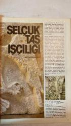 SANAT DÜNYAMIZ, YAPI VE KREDİ BANKASININ BİR KÜLTÜR HİZMETİ DERGİSİ - EYLÜL 1975 SAYI: 5 - SELÇUK TAŞ İŞÇİLİĞİ - YÖRÜK ÇUVALLARI - TOPKAPI SARAYI MÜZESİNDEKİ TÜRK MİĞFERLERİ - KAPADOKYA - TÜRK MİMARİ ESERLERİ - GÜZEL EĞİTİMİ  MERYEM DE CARCARADEC - ERSU PEKİN - TURGAY TEZCAN - CAN NURCEM - GABRIEL - SEDAT ELDEM - SADİ ABAÇ - VEDAT NEDİM TÖR - ADAIR MILL - ARA GÜLER - SAMİ GÜNER - ŞEMSİ GÜNER - OSMAN KADEMOĞLU - AYDIN ERKMEN - ALP ASLAN - ROMANOS DIOGENES - SÜLEYMAN ŞAH - TAM TAKIM EKSİKSİZ 48 SAYFA