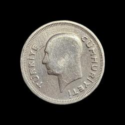 25 Kuruş 1935 Gümüş KM#864