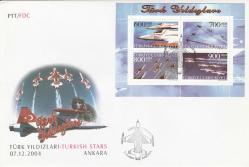 2004 TÜRK YILDIZLARI BLOK FDC