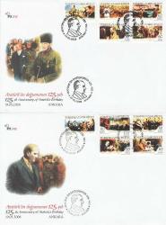 2006 ATATÜRK'ÜN DOĞUMUNUN 125.YILI FDC (2 ZARF)