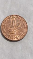 1981  ALMANYA  2  PFENNIG