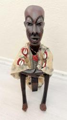 100 YAŞIN ÜSTÜNDE ORJŞNAL ABANOZ HEYKEL