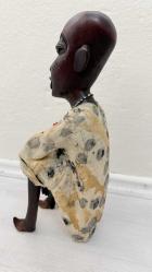 100 YAŞIN ÜSTÜNDE ORJŞNAL ABANOZ HEYKEL