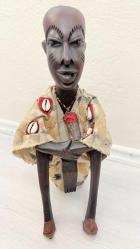 100 YAŞIN ÜSTÜNDE ORJŞNAL ABANOZ HEYKEL